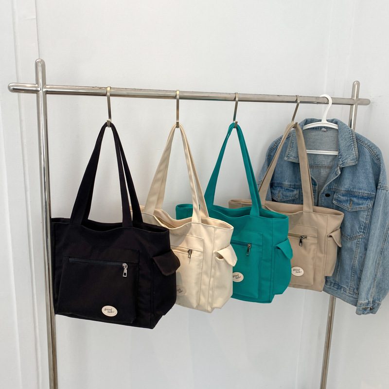 Oxford Canvas Large Tote Bag