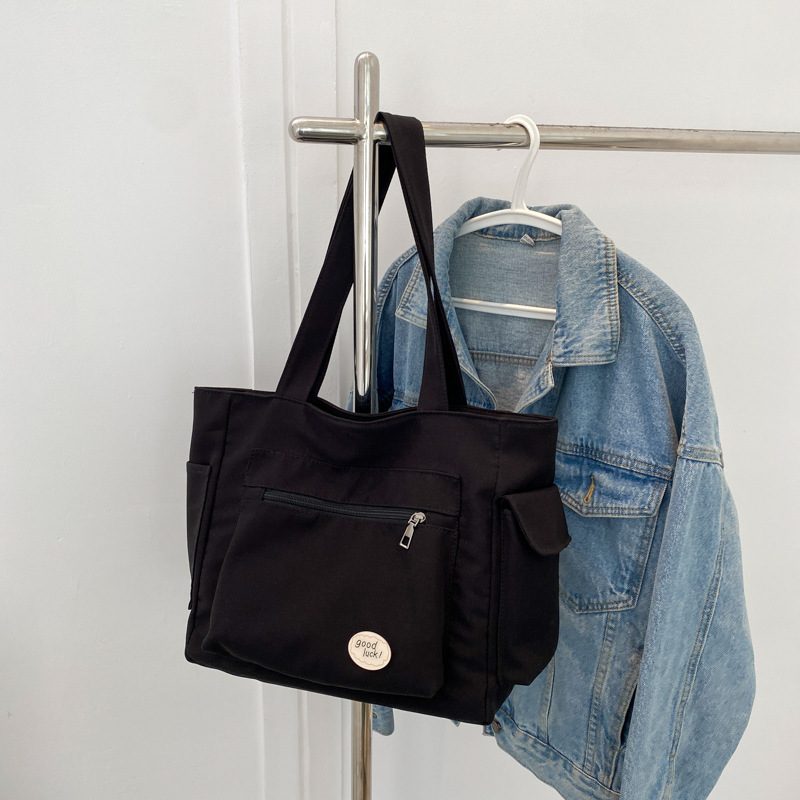 Oxford Canvas Large Tote Bag view 3