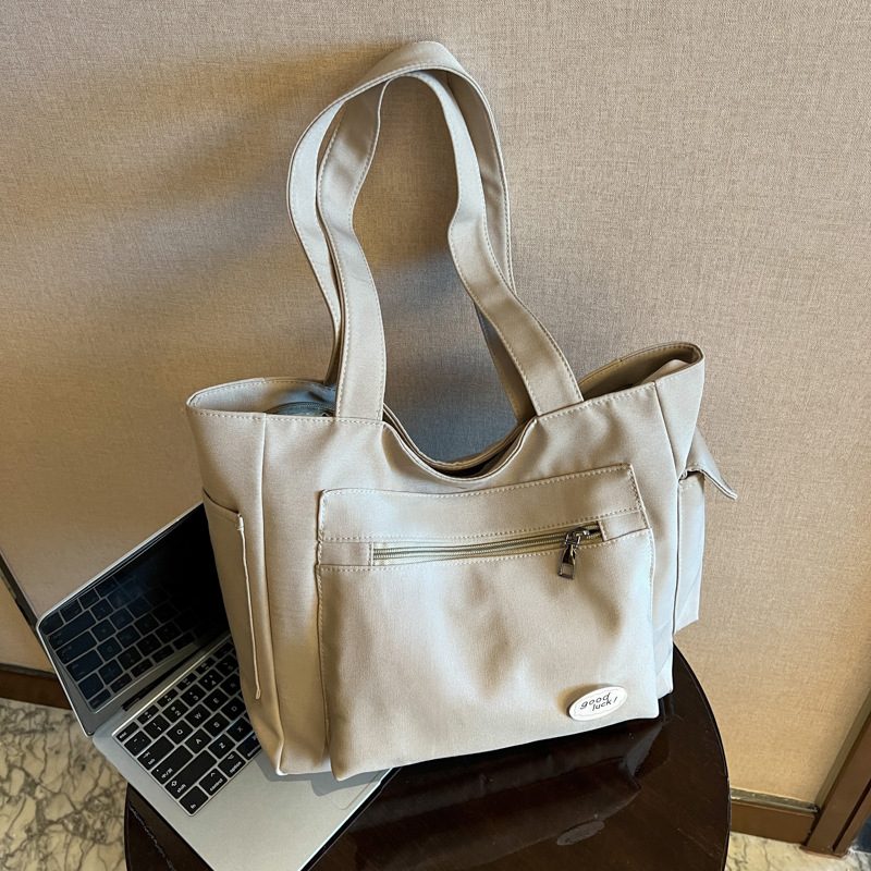 Oxford Canvas Large Tote Bag view 8