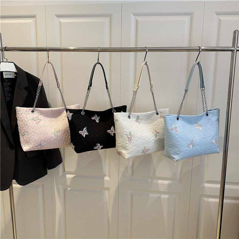 Minimalist Solid Color Large Tote