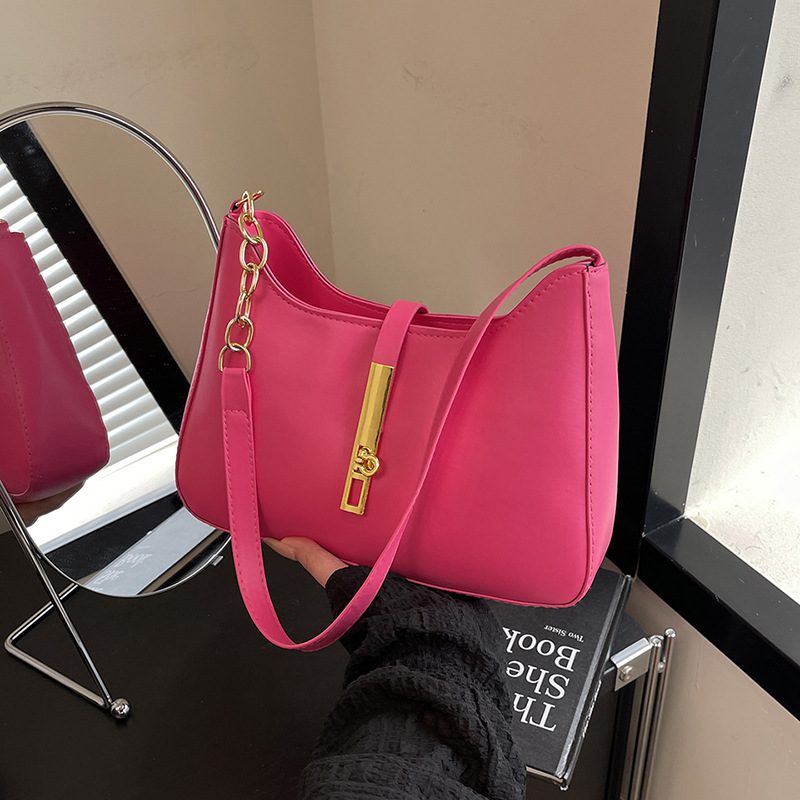 Textured Top-Handle Shoulder Bag view 3