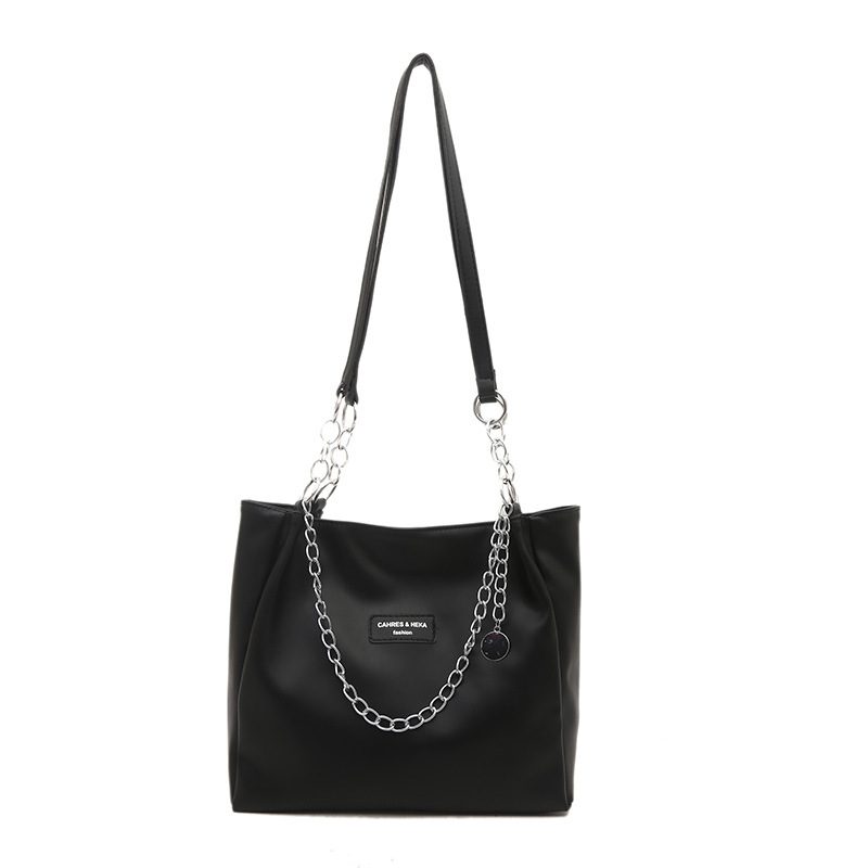 Chain Shoulder Large Tote Bag view 7