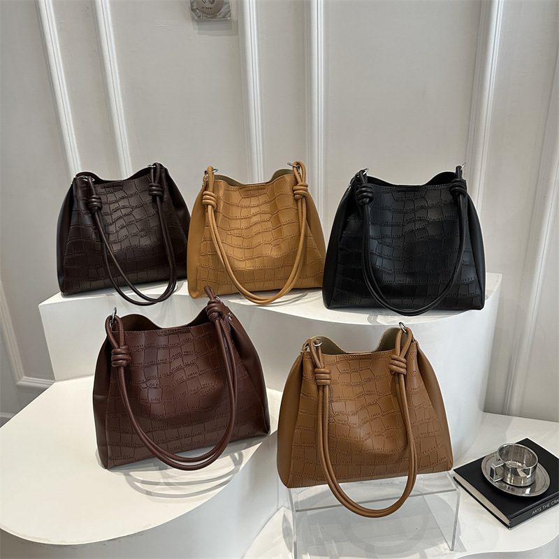 Minimalist Solid Color Tote Bag