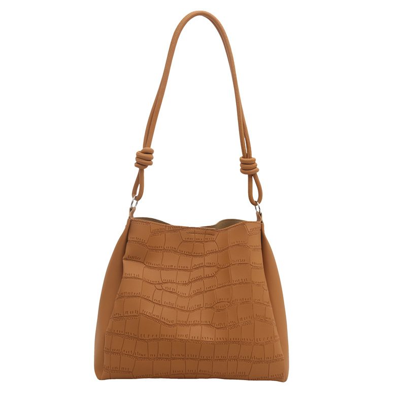 Minimalist Solid Color Tote Bag view 6