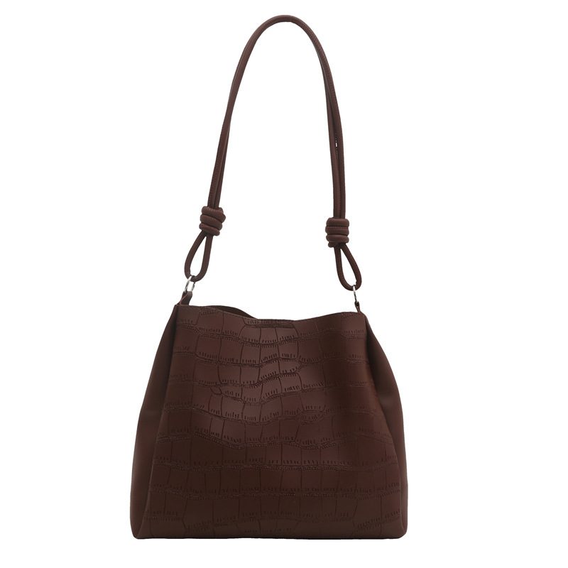 Minimalist Solid Color Tote Bag view 7