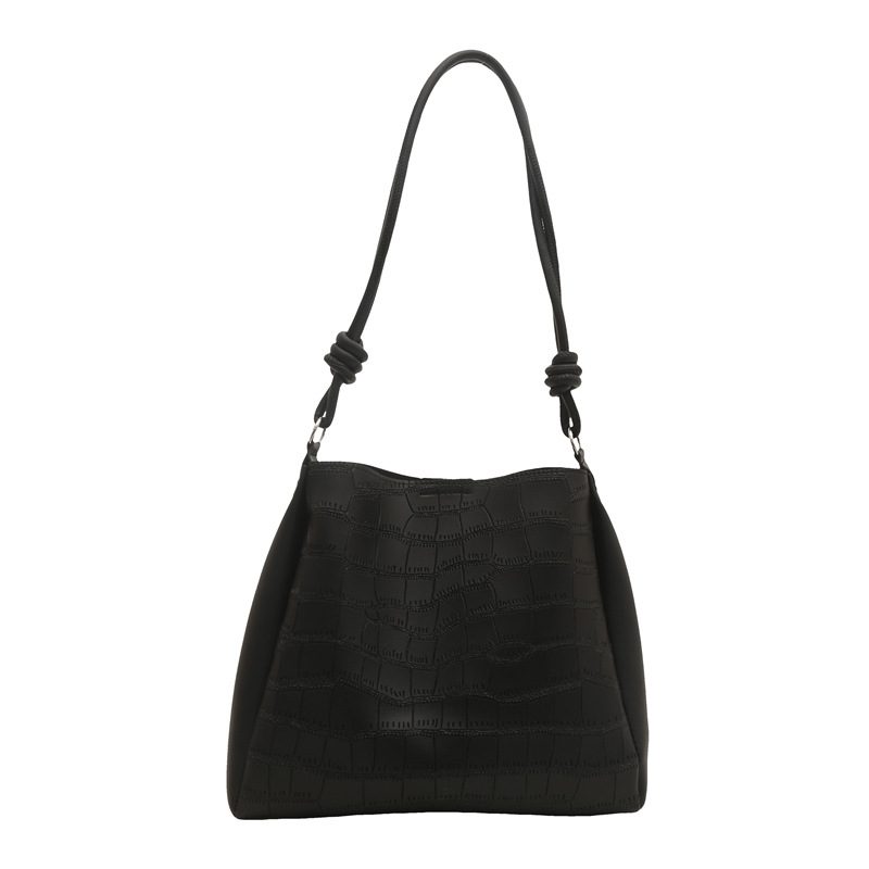 Minimalist Solid Color Tote Bag view 8