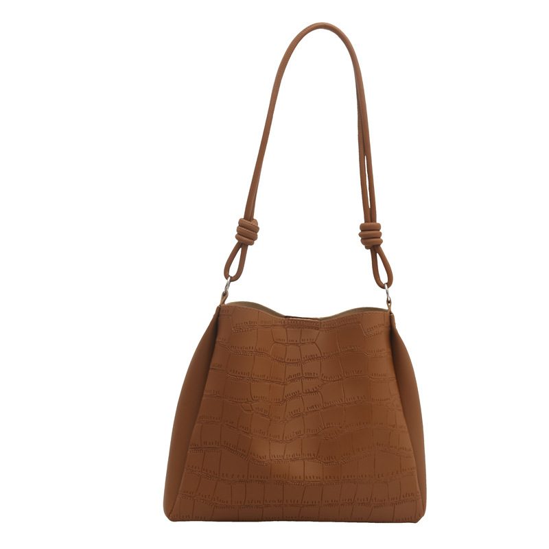 Minimalist Solid Color Tote Bag view 9