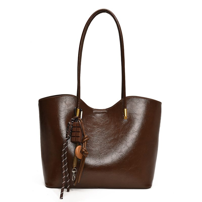 Minimalist Large Tote Shoulder Bag view 12
