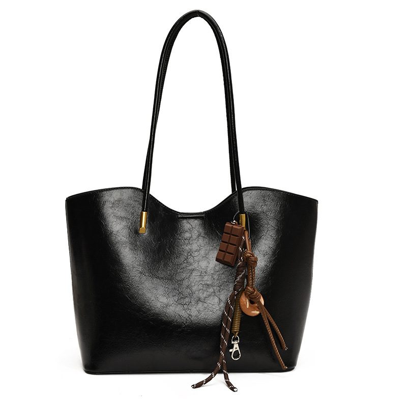 Minimalist Large Tote Shoulder Bag view 5