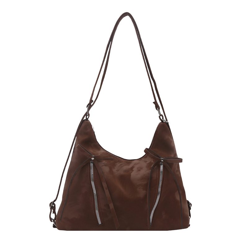 Tas Tote Bahu Lembut dengan Pita view 9