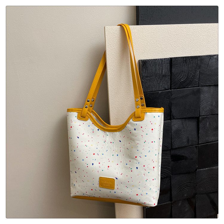 Floral Print Large-Capacity Shoulder Tote Bag view 9