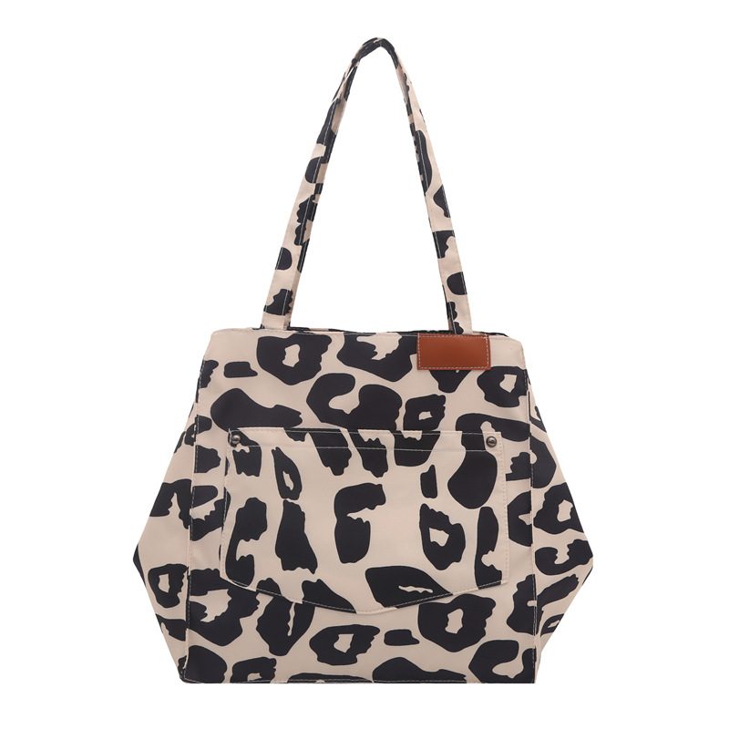 Leopard Print Large Tote Shoulder Bag view 5