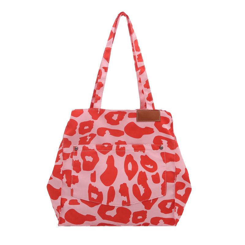 Leopard Print Large Tote Shoulder Bag view 7
