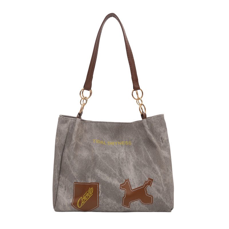 Cabas simple à grande capacité à porter à l'épaule view 5