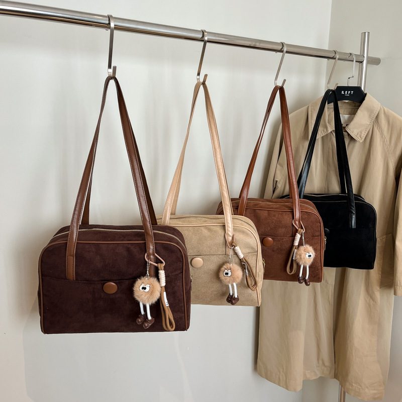 Matte Shoulder Tote Bag