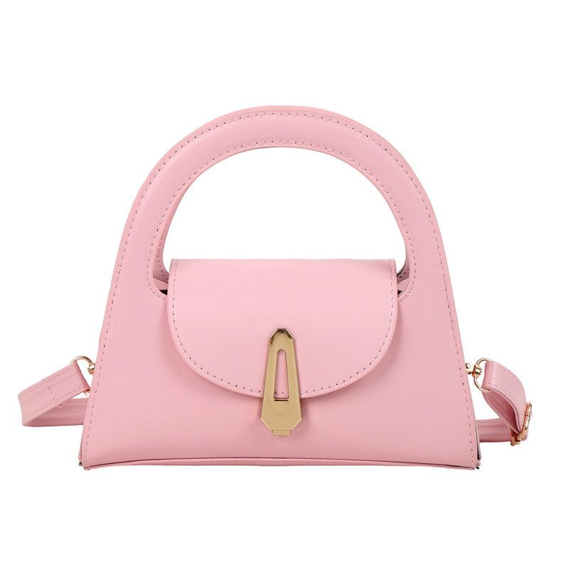 Tas Tote Pegangan Atas Warna Solid view 5