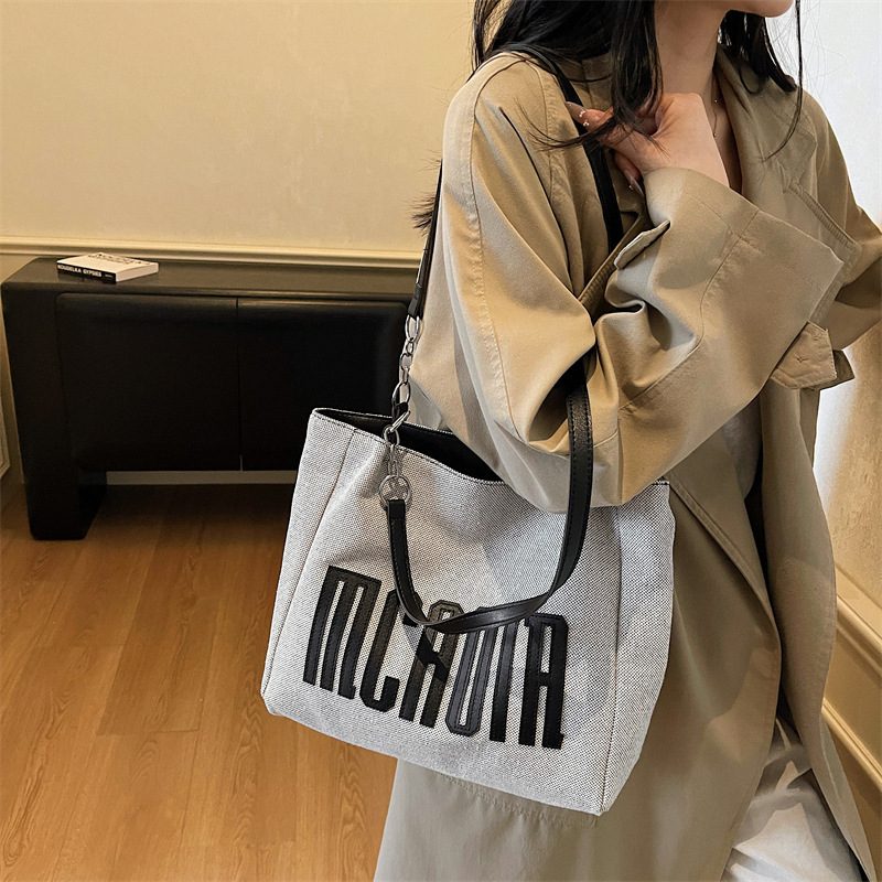 Canvas Commuter Tote Bag view 2