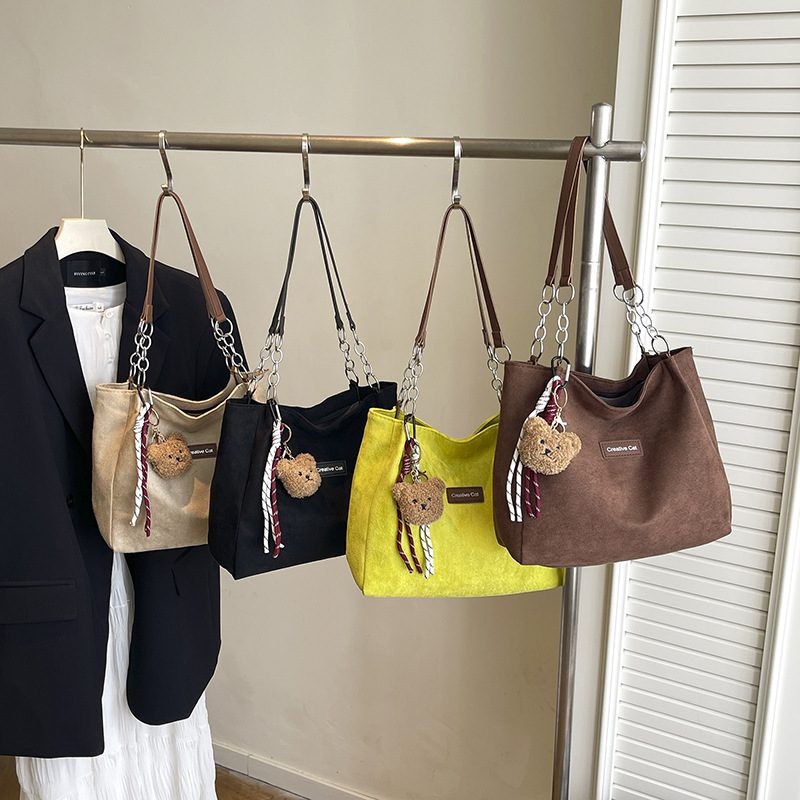 Matte Large Capacity Shoulder Tote Bag