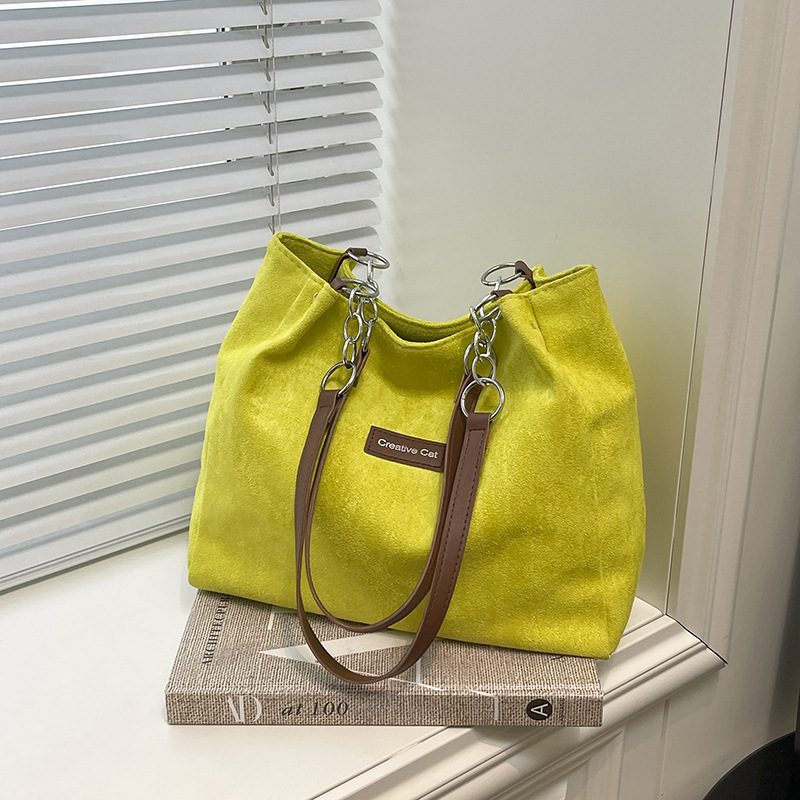 Matte Large Capacity Shoulder Tote Bag view 11