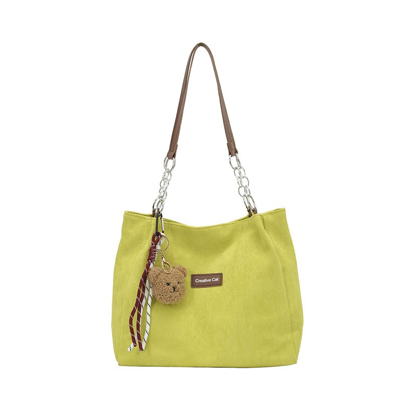 Matte Large Capacity Shoulder Tote Bag view 7