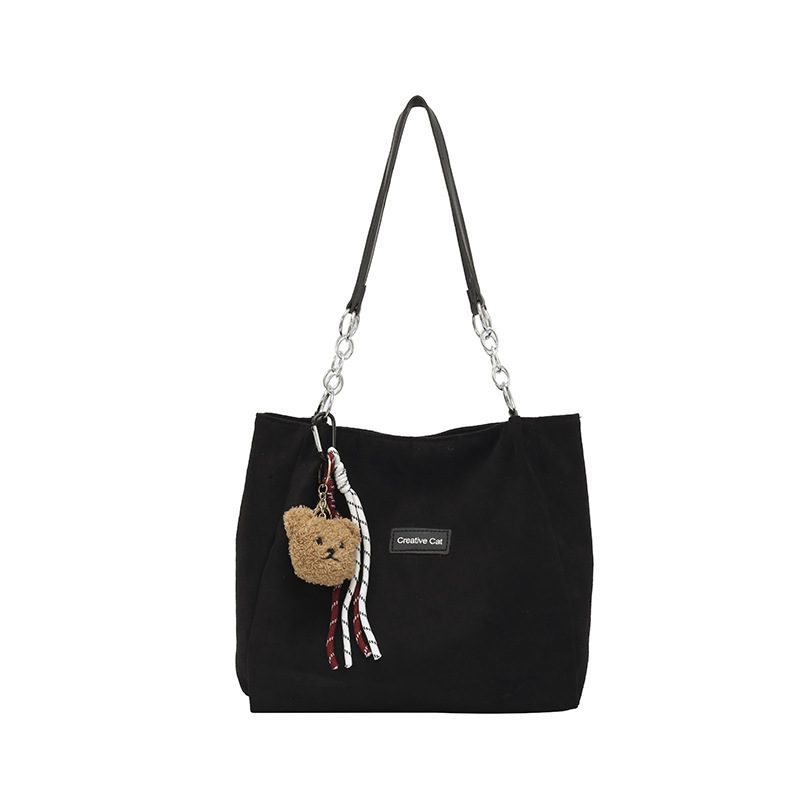 Matte Large Capacity Shoulder Tote Bag view 9