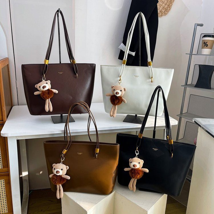 PU Leather Large Capacity Tote Bag view 2