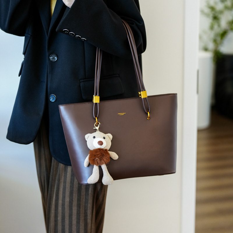 PU Leather Large Capacity Tote Bag view 3