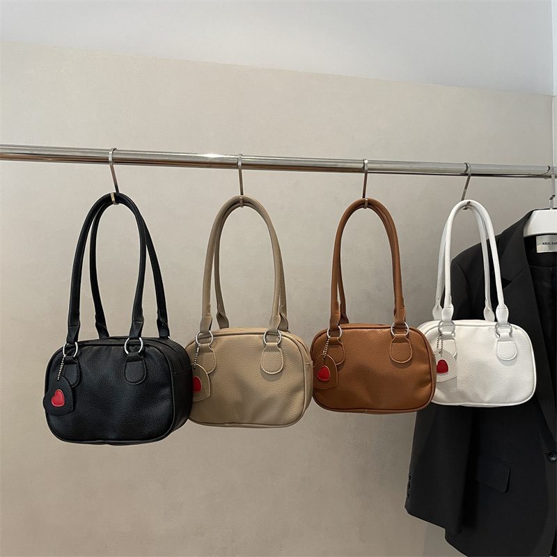 Retro Top-Handle Shoulder Bag