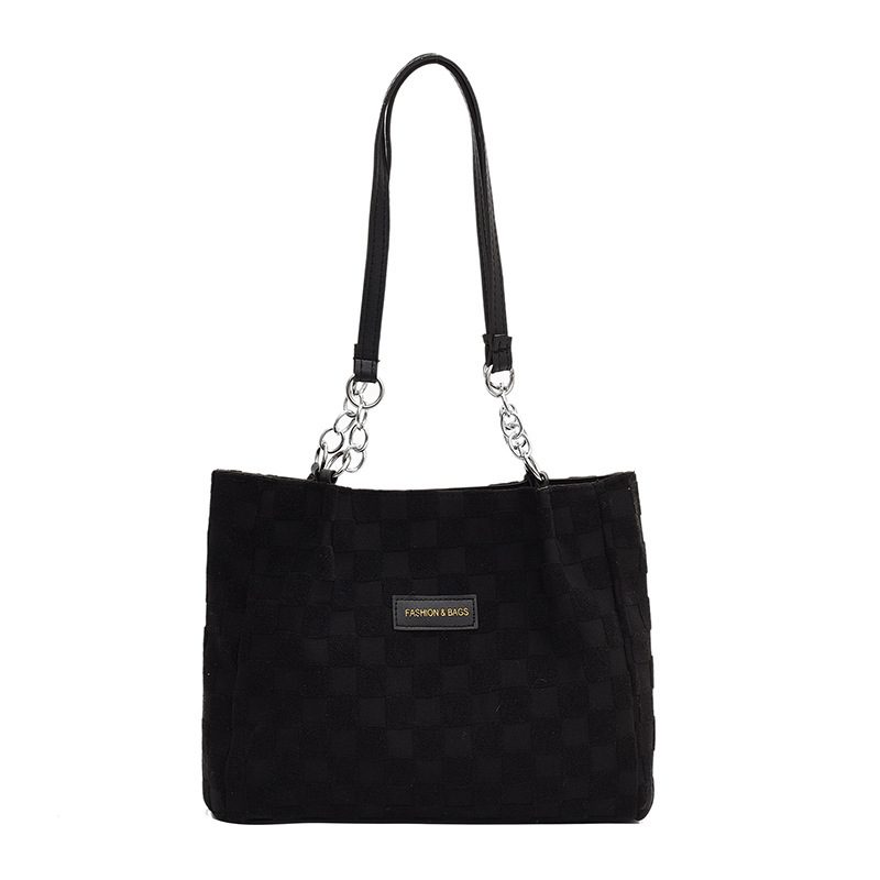Tote-Tasche mit Buchstabenprint und Farbblock view 5