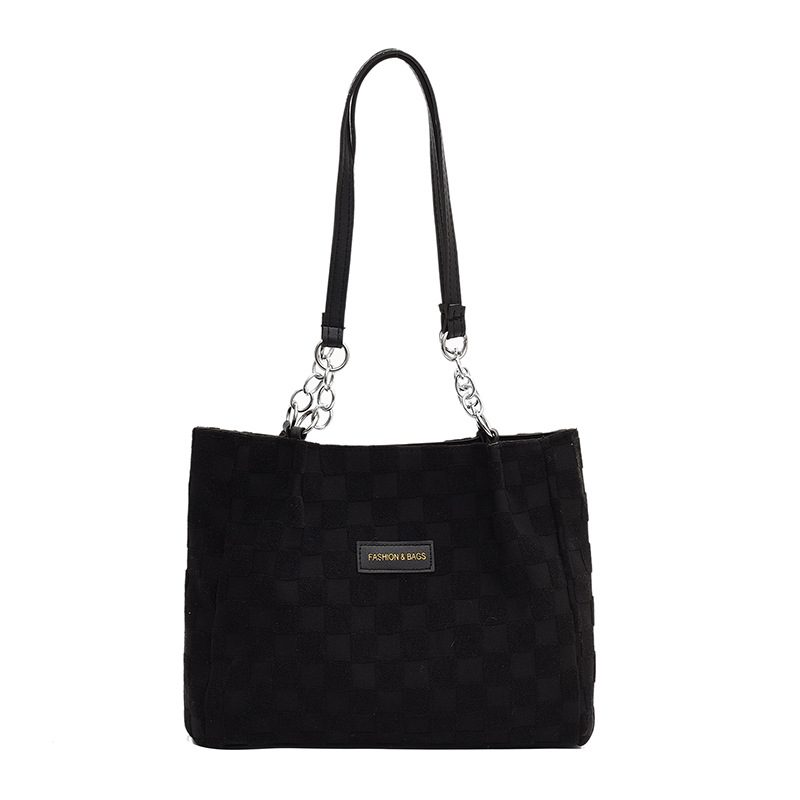 Tote-Tasche mit Buchstabenprint und Farbblock view 7