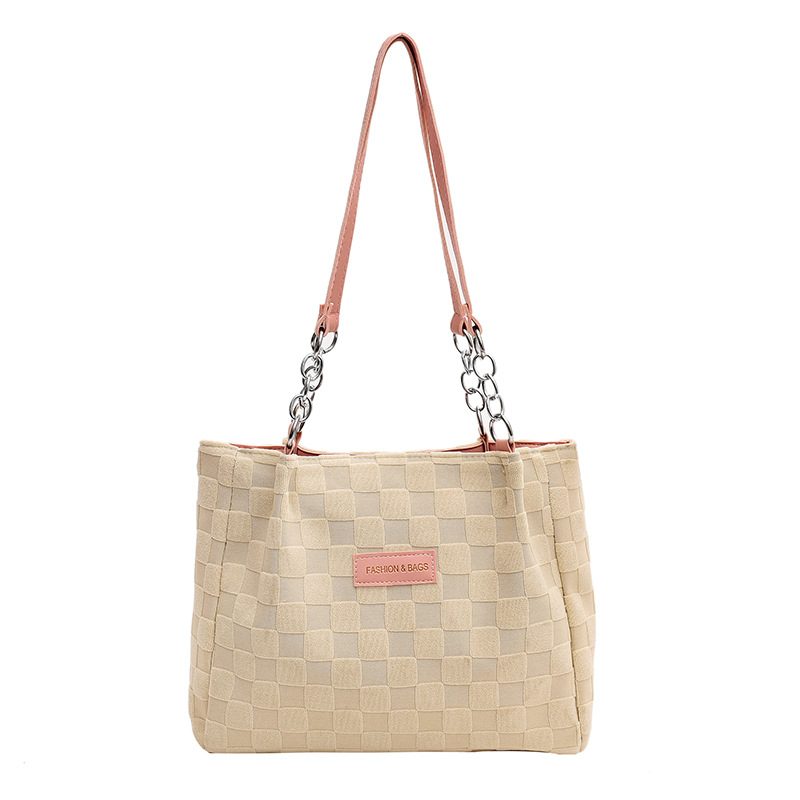 Tote-Tasche mit Buchstabenprint und Farbblock view 8