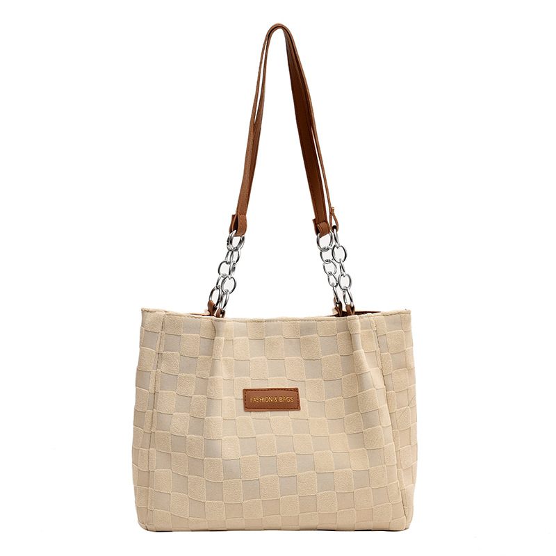 Tote-Tasche mit Buchstabenprint und Farbblock view 9