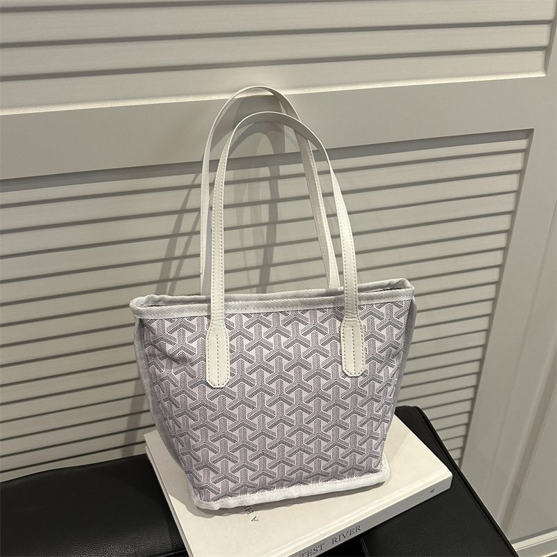Printed Top-Handle Shoulder Tote Bag view 2