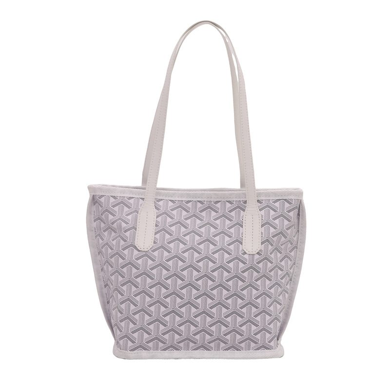Printed Top-Handle Shoulder Tote Bag view 6