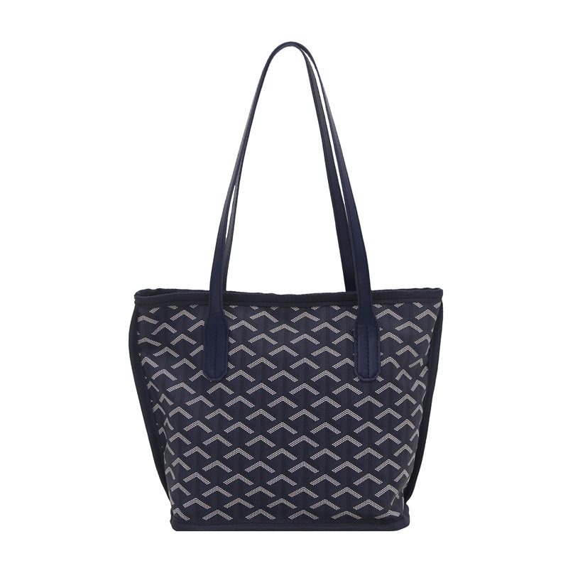Printed Top-Handle Shoulder Tote Bag view 9