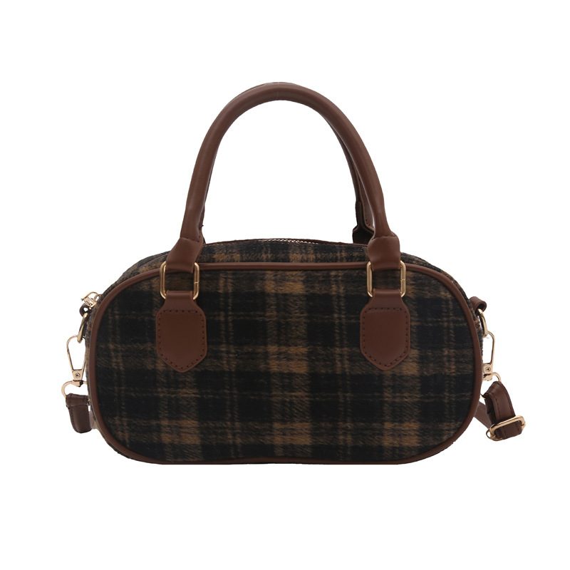 Sac à bandoulière à carreaux automne 2025, petit sac tendance et élégant, nouveau modèle à porter à la main, sac à bandoulière mode pour femme view 7
