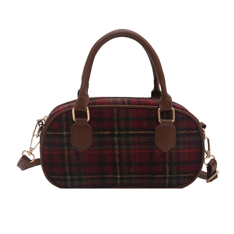 Sac à bandoulière à carreaux automne 2025, petit sac tendance et élégant, nouveau modèle à porter à la main, sac à bandoulière mode pour femme view 8