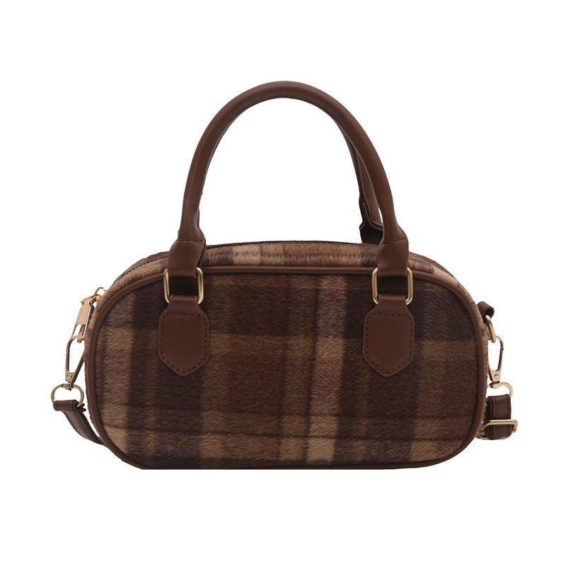 Sac à bandoulière à carreaux automne 2025, petit sac tendance et élégant, nouveau modèle à porter à la main, sac à bandoulière mode pour femme view 9