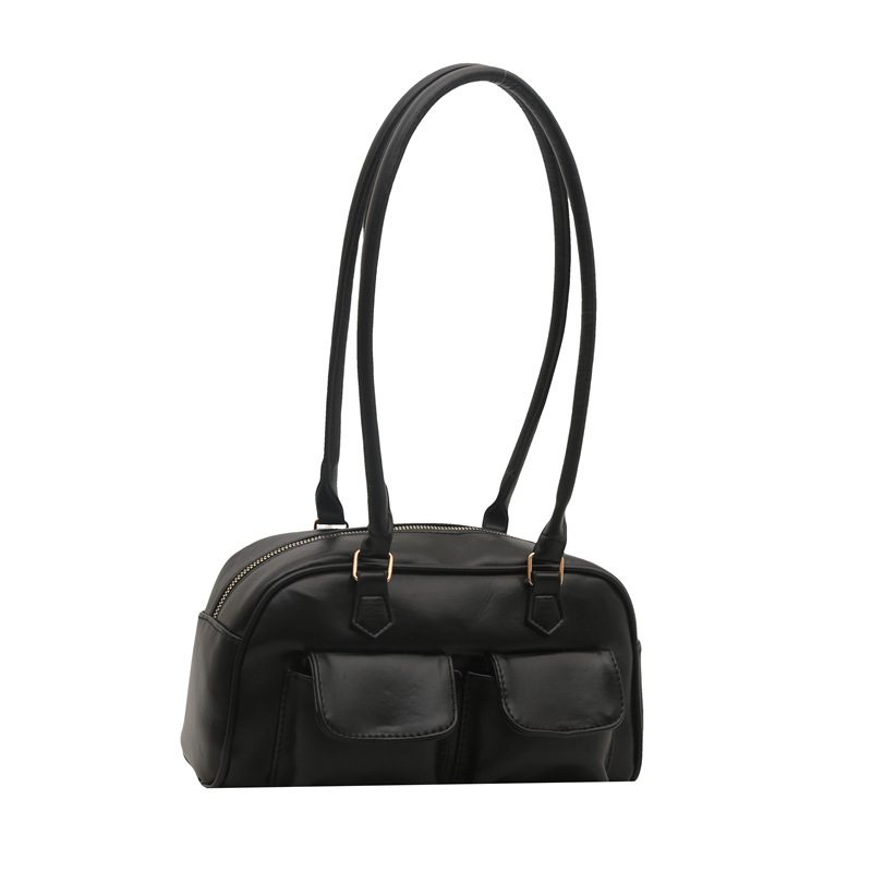Vintage Minimalist Top-Handle Tote Bag view 11