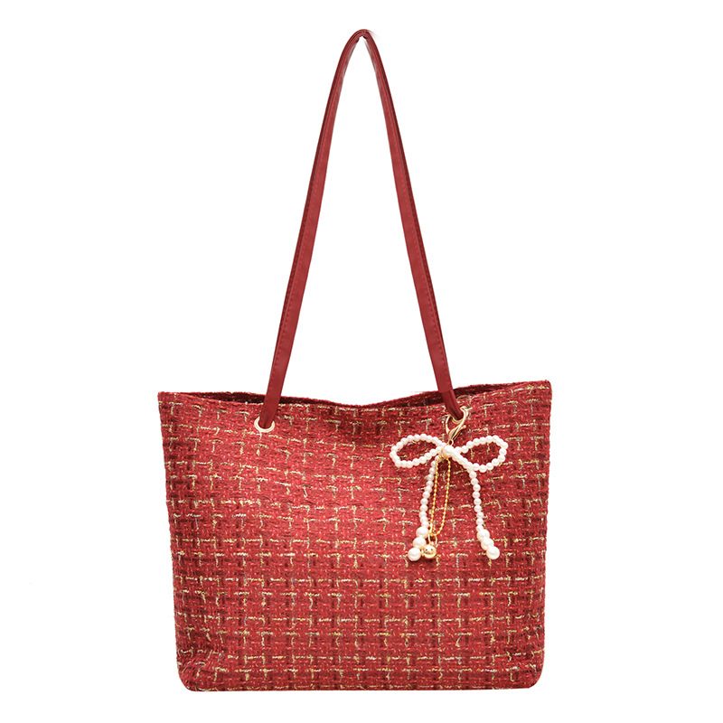 Large Capacity Quilted Shoulder Underarm Bag view 9