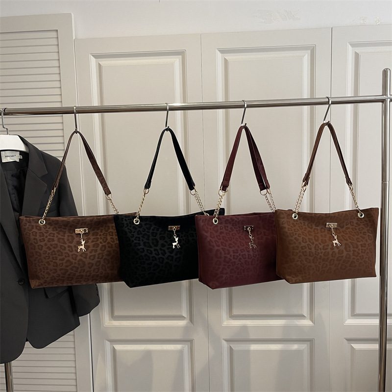 Leopard Large Capacity Tote Underarm Bag