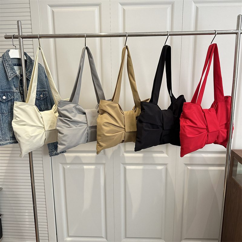 Sweet Bow Large-Capacity Shoulder Bag