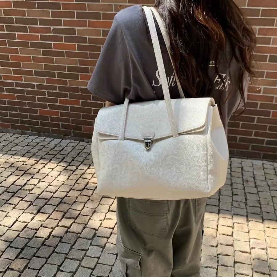 Flap Shoulder Tote Bag view 2