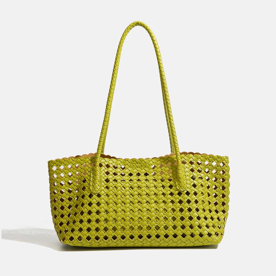 Woven Openwork Tote Bag Large Capacity view 5