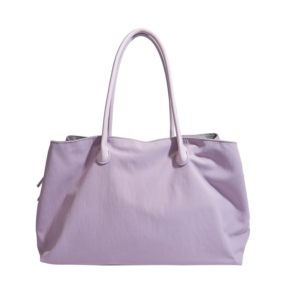 Two-Tone Nylon Multi-Pocket Tote Bag view 5