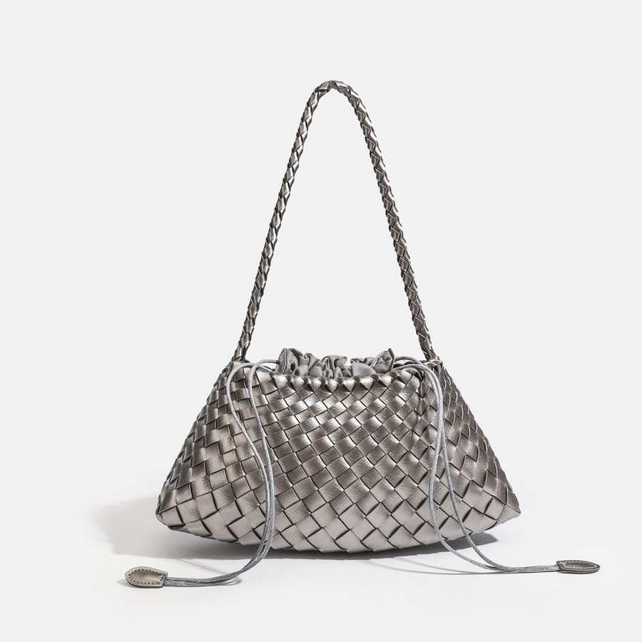 Woven Shoulder Bag Vintage Top-Handle view 5