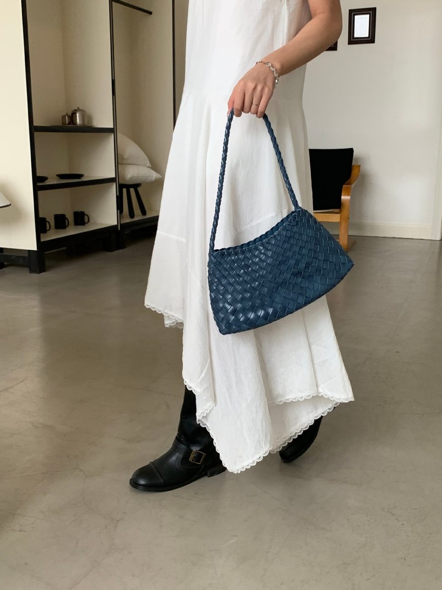 Woven Shoulder Bag Vintage Top-Handle view 8