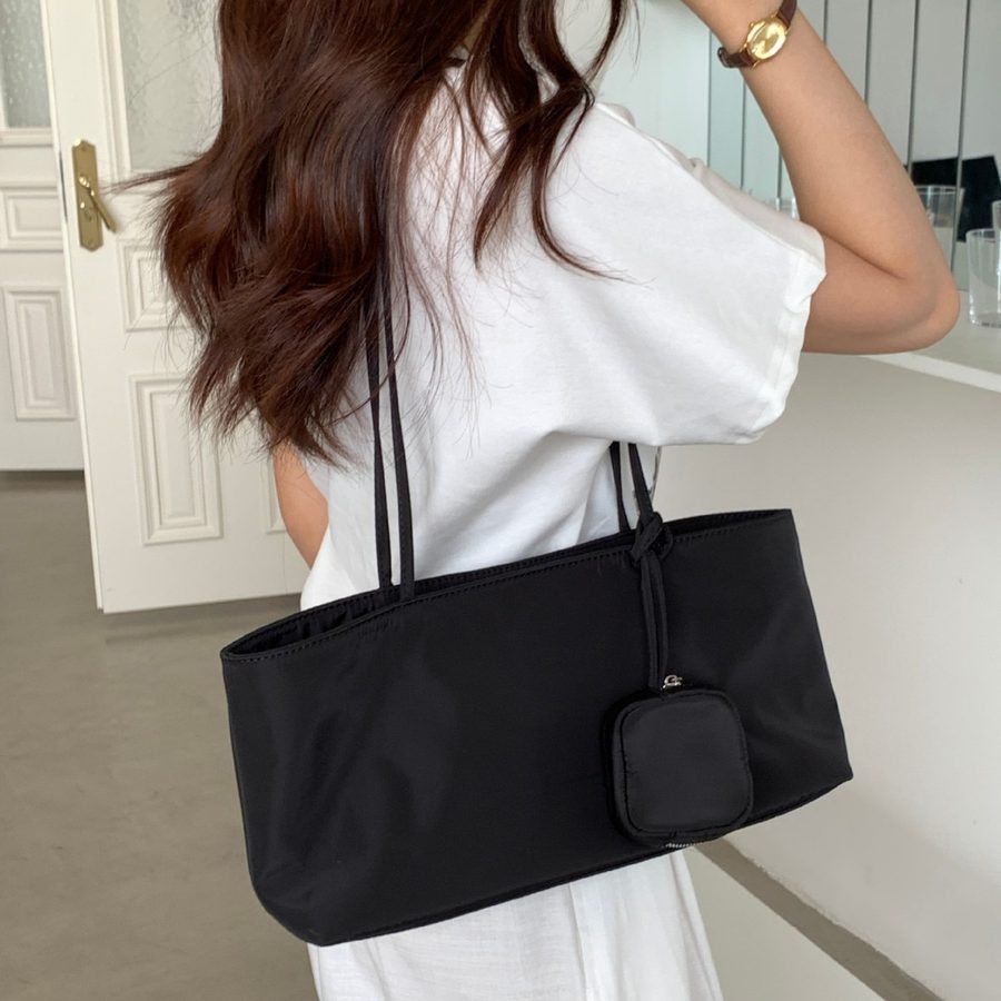 Soft Leather Tote Shoulder Bag view 3