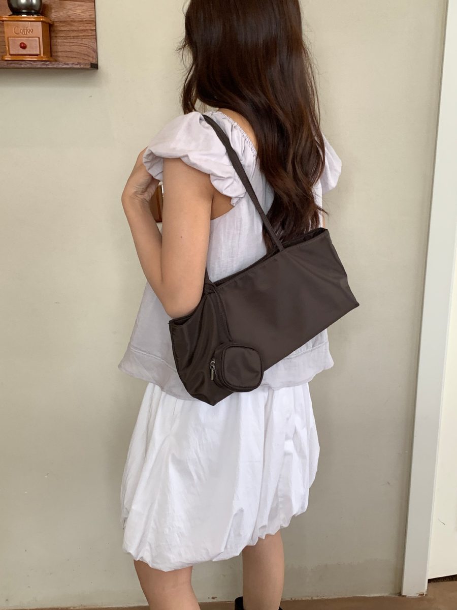 Soft Leather Tote Shoulder Bag view 6