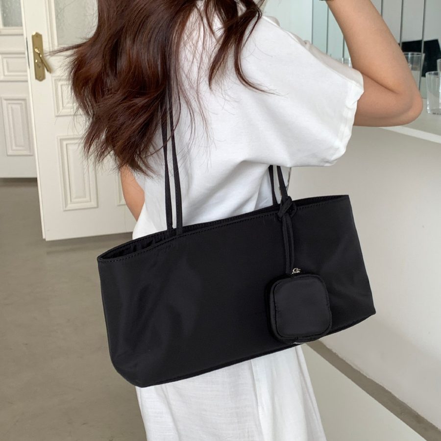 Nylon Tote Bag Large Shoulder Casual view 4